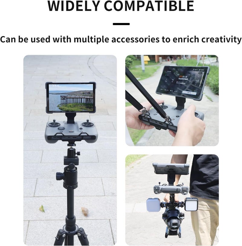 CQT نظام تثبيت حمالة رقبة Mavic 4 Pro RC PRO 2 مع حامل براغي 1/4 بوصة متوافق مع ملحقات طائرة DJI Mavic 4Pro RC PRO2 (أسود) - Image 4